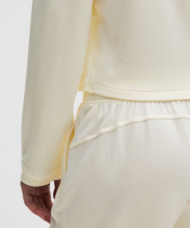 lululemon BeCalm Wrap-Front Long-Sleeve Shirt *Updated Fabric - Coconut Ivory