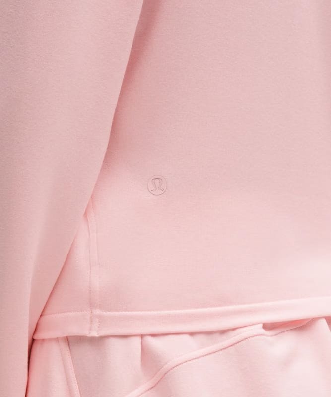 lululemon BeCalm Wrap-Front Long-Sleeve Shirt *Updated Fabric - Pink Pearl