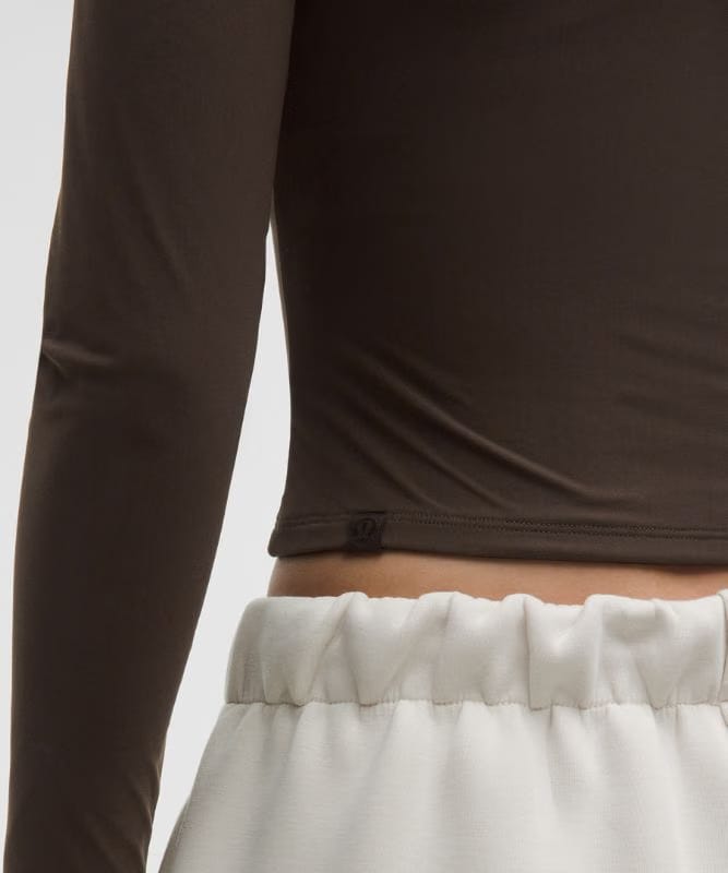 lululemon Nulu with Mesh Overlay Long-Sleeve Shirt - Black