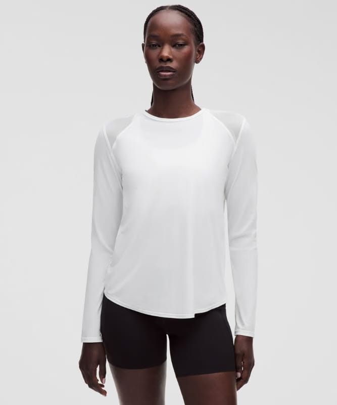 lululemon Sculpt Long-Sleeve Shirt - White