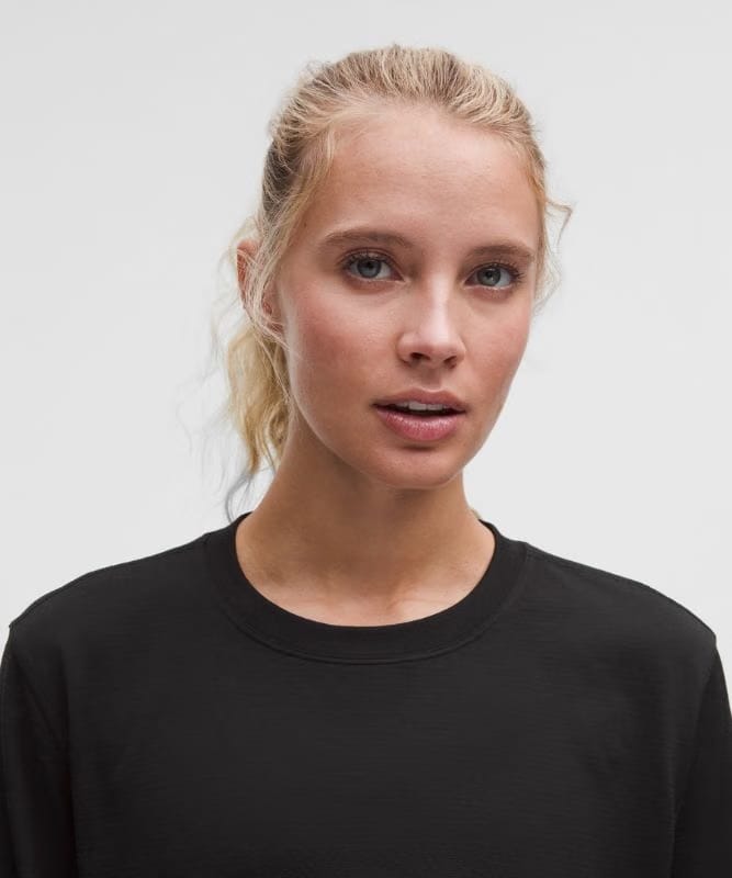 lululemon Swiftly Relaxed Long-Sleeve Shirt Hip Length *Updated Fit - Black/Black