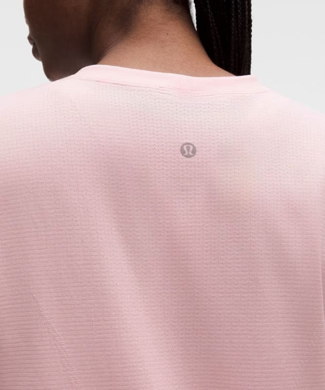 lululemon Swiftly Relaxed Long-Sleeve Shirt Hip Length *Updated Fit - Pink Pearl/Pink Pearl