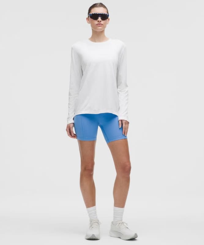 lululemon Swiftly Relaxed Long-Sleeve Shirt Hip Length *Updated Fit - White/White