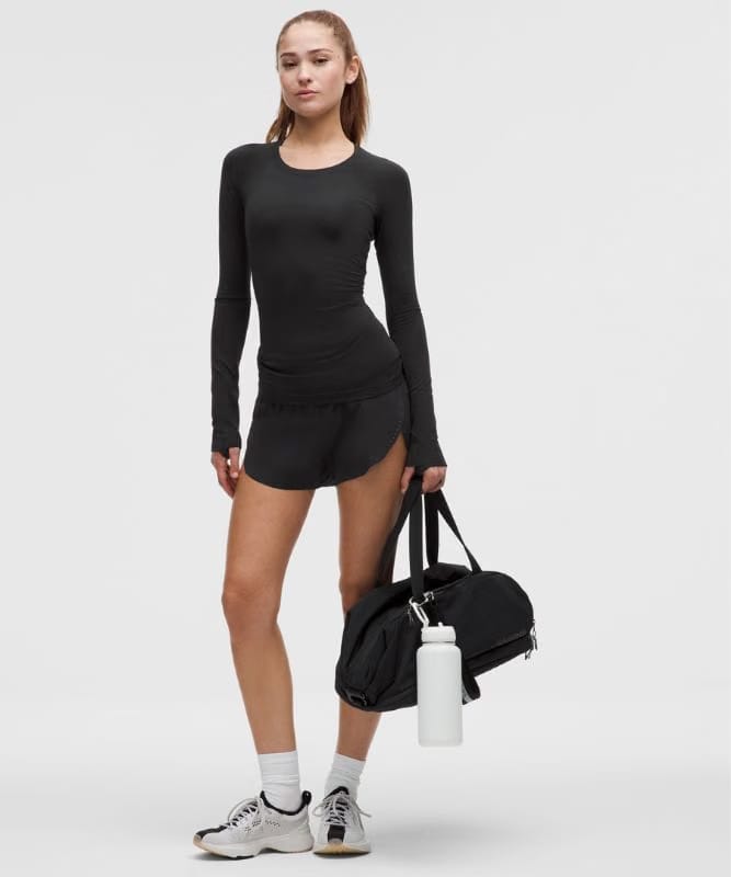 lululemon Swiftly Tech Long-Sleeve Shirt 2.0 *Hip Length - Black/Black