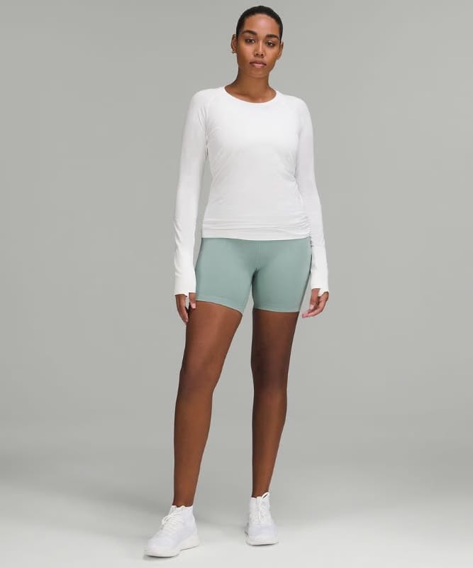 lululemon Swiftly Tech Long-Sleeve Shirt 2.0 *Hip Length - White/White