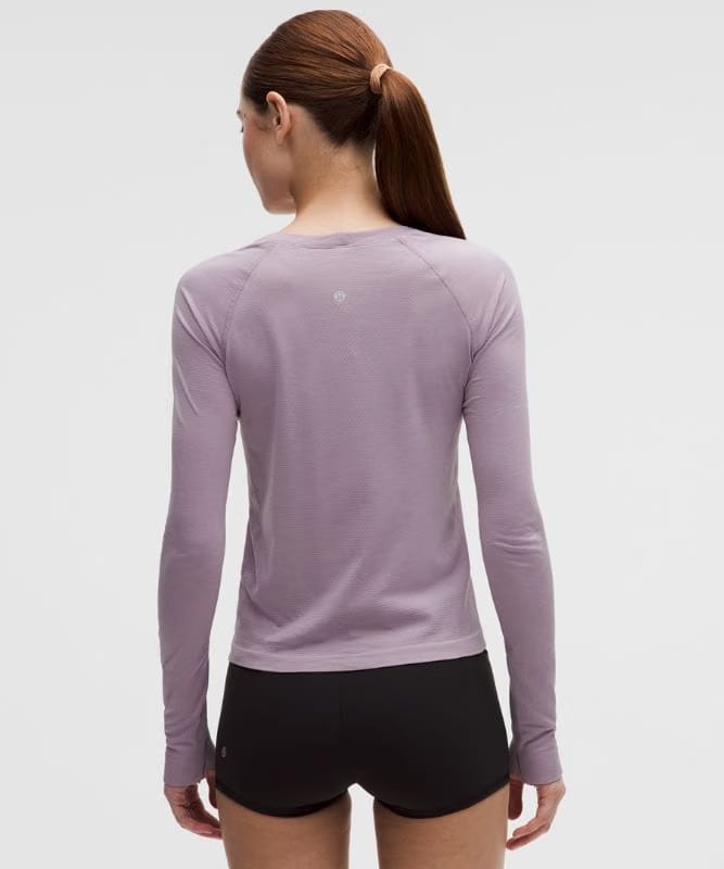 lululemon Swiftly Tech Long-Sleeve Shirt 2.0 *Waist Length - Lotus Lavender/Lotus Lavender