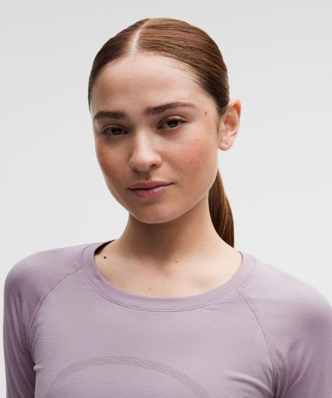 lululemon Swiftly Tech Long-Sleeve Shirt 2.0 *Waist Length - Lotus Lavender/Lotus Lavender