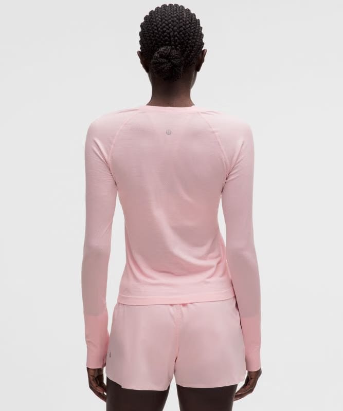 lululemon Swiftly Tech Long-Sleeve Shirt 2.0 *Waist Length - Pink Pearl/Pink Pearl