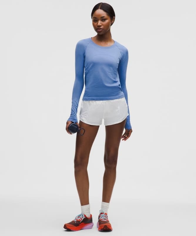 lululemon Swiftly Tech Long-Sleeve Shirt 2.0 *Waist Length - Prep Blue/Prep Blue