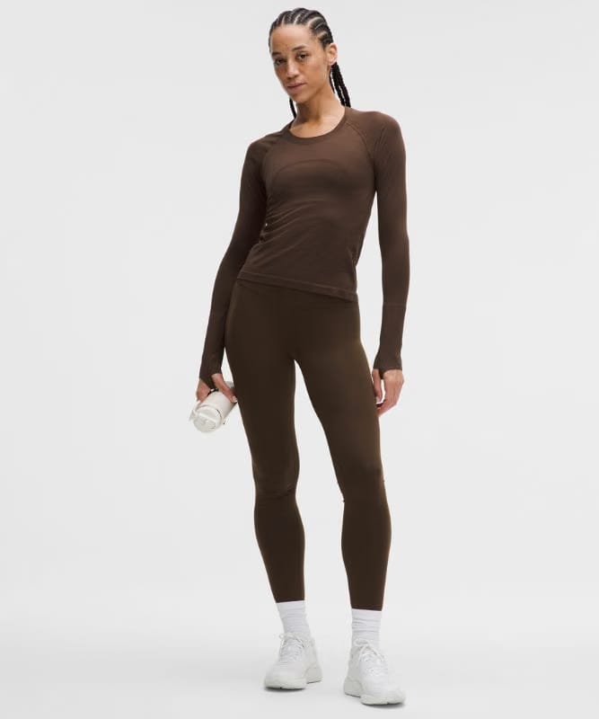 lululemon Swiftly Tech Long-Sleeve Shirt 2.0 *Waist Length - Walnut Crunch/Walnut Crunch