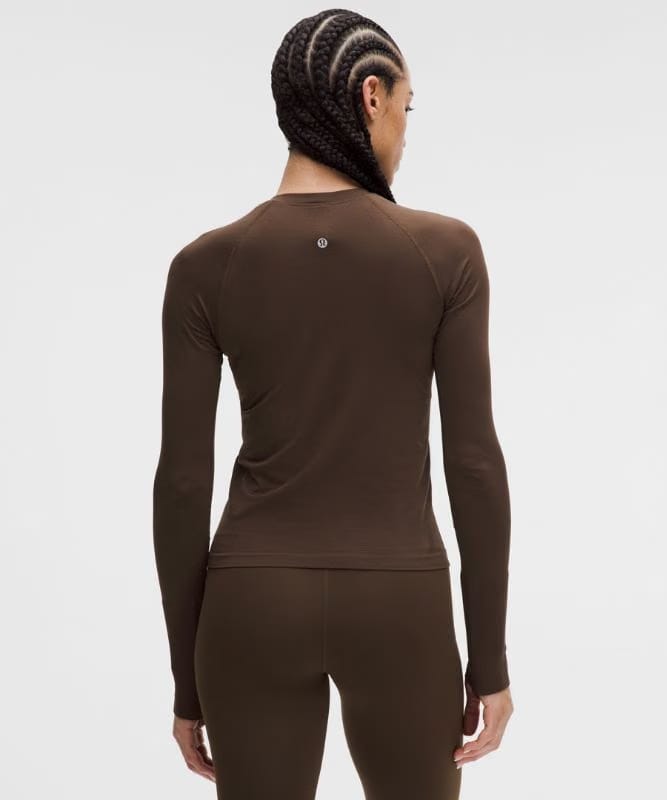 lululemon Swiftly Tech Long-Sleeve Shirt 2.0 *Waist Length - Walnut Crunch/Walnut Crunch
