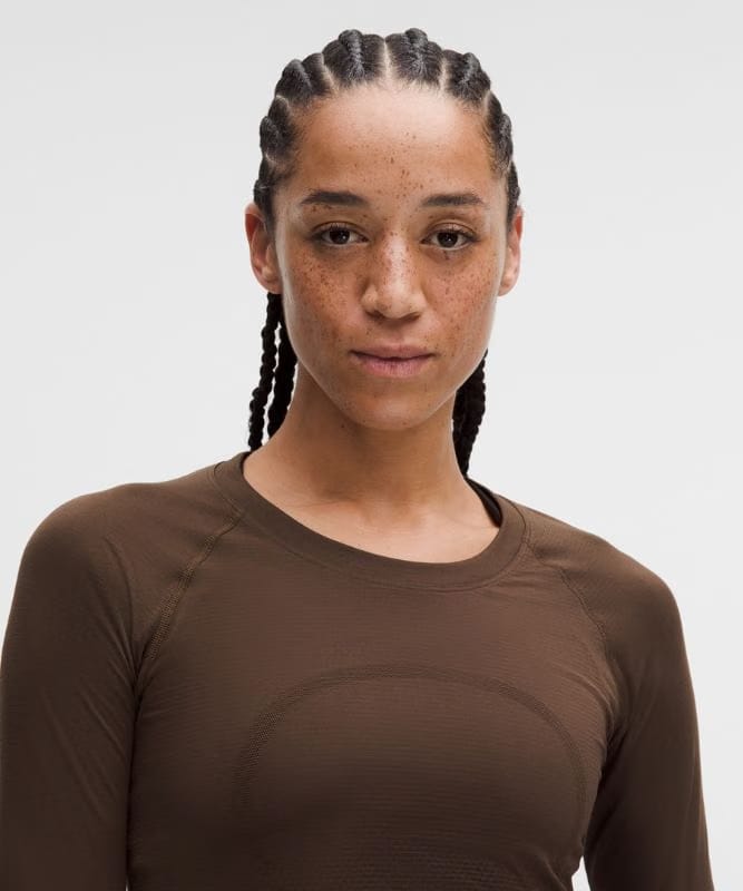 lululemon Swiftly Tech Long-Sleeve Shirt 2.0 *Waist Length - Walnut Crunch/Walnut Crunch