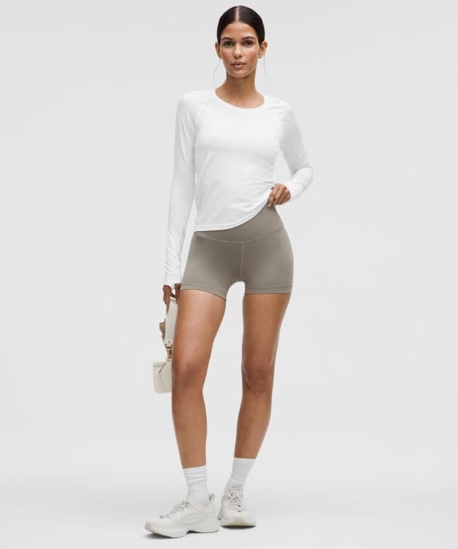 lululemon Swiftly Tech Long-Sleeve Shirt 2.0 *Waist Length - White/White
