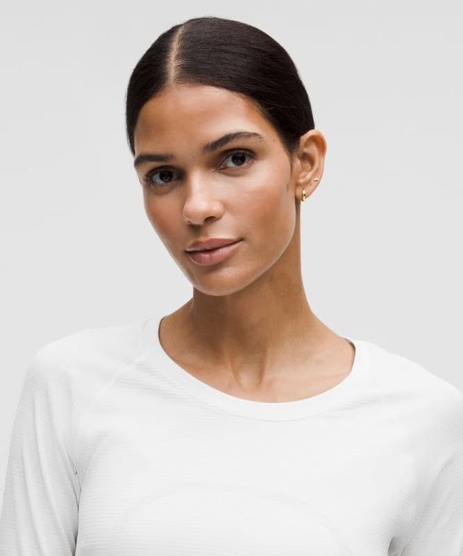 lululemon Swiftly Tech Long-Sleeve Shirt 2.0 *Waist Length - White/White