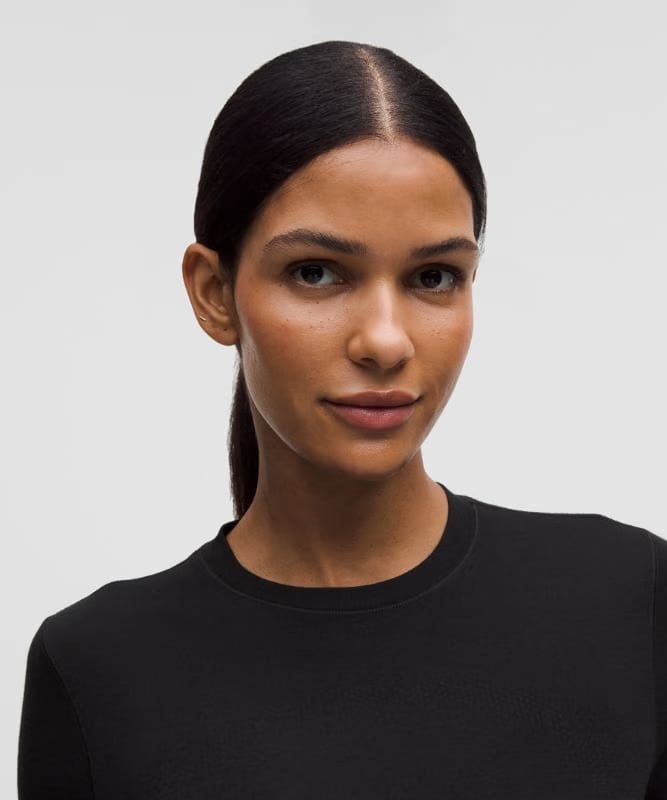 lululemon Swiftly Wool Long-Sleeve Shirt - Black/Black