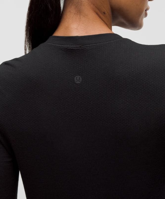 lululemon Swiftly Wool Long-Sleeve Shirt - Black/Black