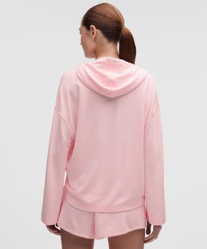lululemon BeCalm V-Neck Hoodie *Updated Fabric - Pink Pearl
