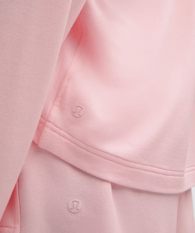 lululemon BeCalm V-Neck Hoodie *Updated Fabric - Pink Pearl