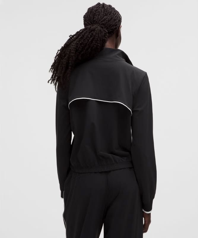 lululemon Court Rival Tennis Track Jacket - Black/White