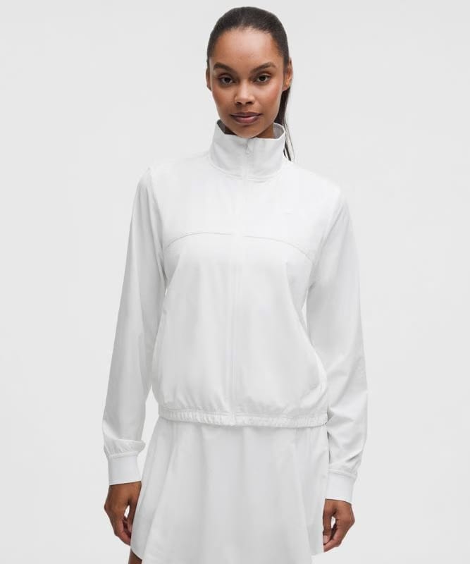 lululemon Court Rival Tennis Track Jacket - White/White