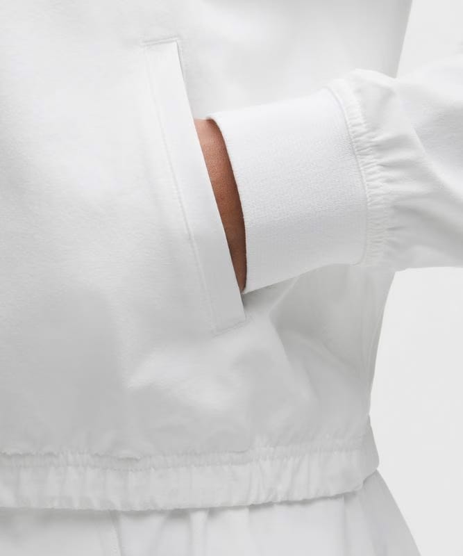 lululemon Court Rival Tennis Track Jacket - White/White
