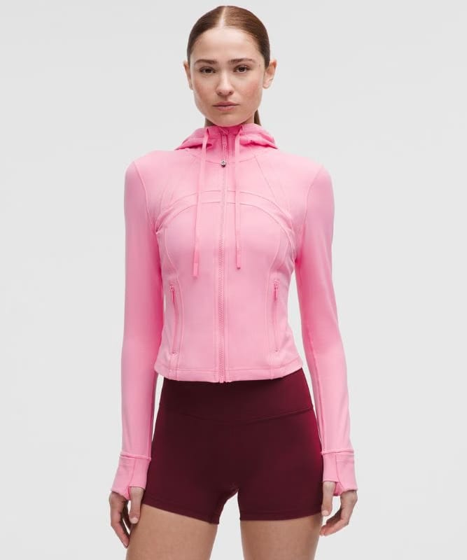 lululemon Define Cropped Hooded Jacket *Nulu - Candy Cloud