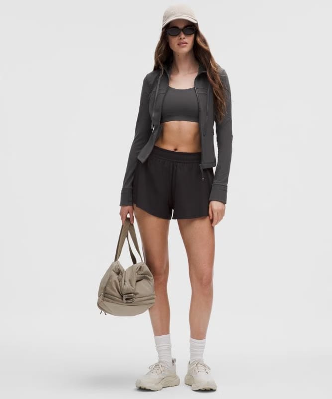 lululemon Define Cropped Hooded Jacket *Nulu - Graphite Grey
