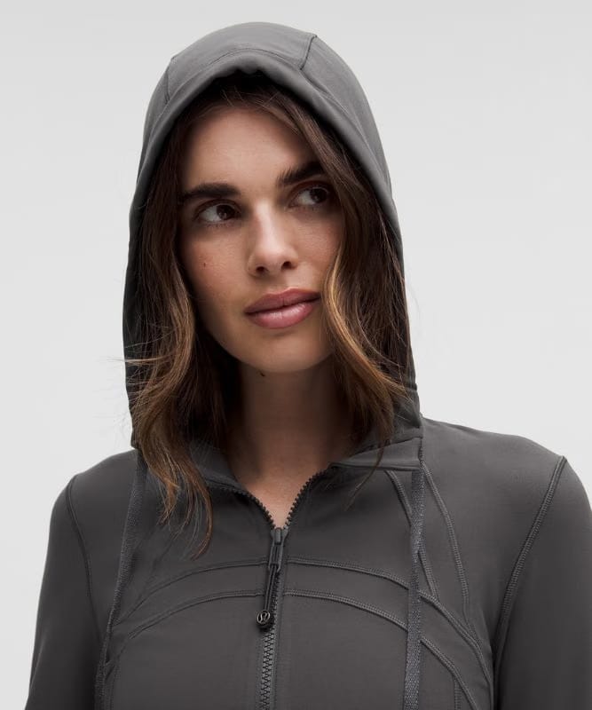 lululemon Define Cropped Hooded Jacket *Nulu - Graphite Grey