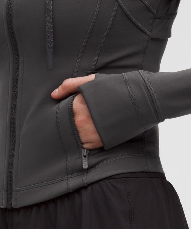lululemon Define Cropped Hooded Jacket *Nulu - Graphite Grey
