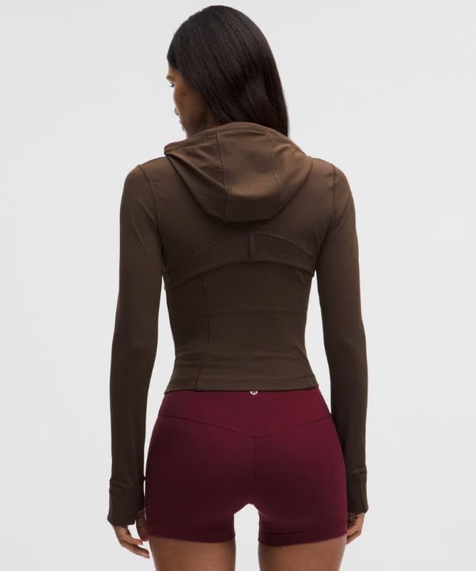 lululemon Define Cropped Hooded Jacket *Nulu - Walnut Crunch