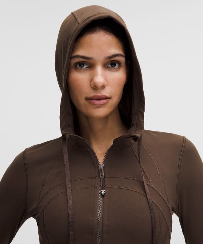 lululemon Define Cropped Hooded Jacket *Nulu - Walnut Crunch
