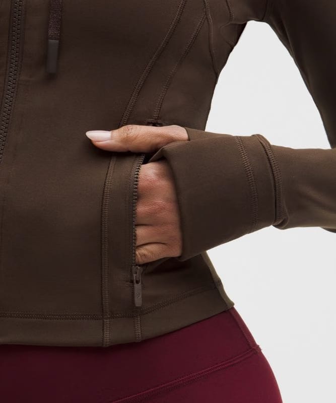 lululemon Define Cropped Hooded Jacket *Nulu - Walnut Crunch