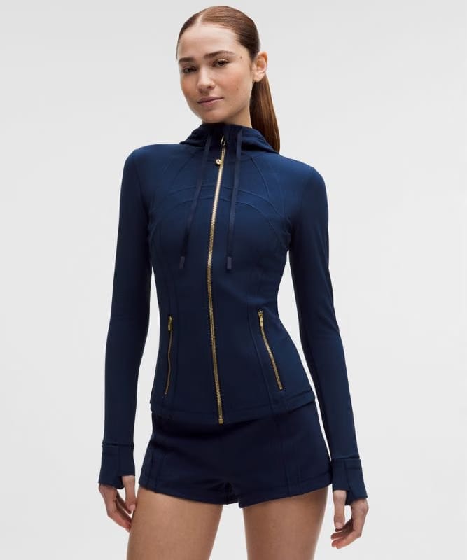 lululemon Define Hooded Jacket *Nulu - Club Blue/Gold/Gold
