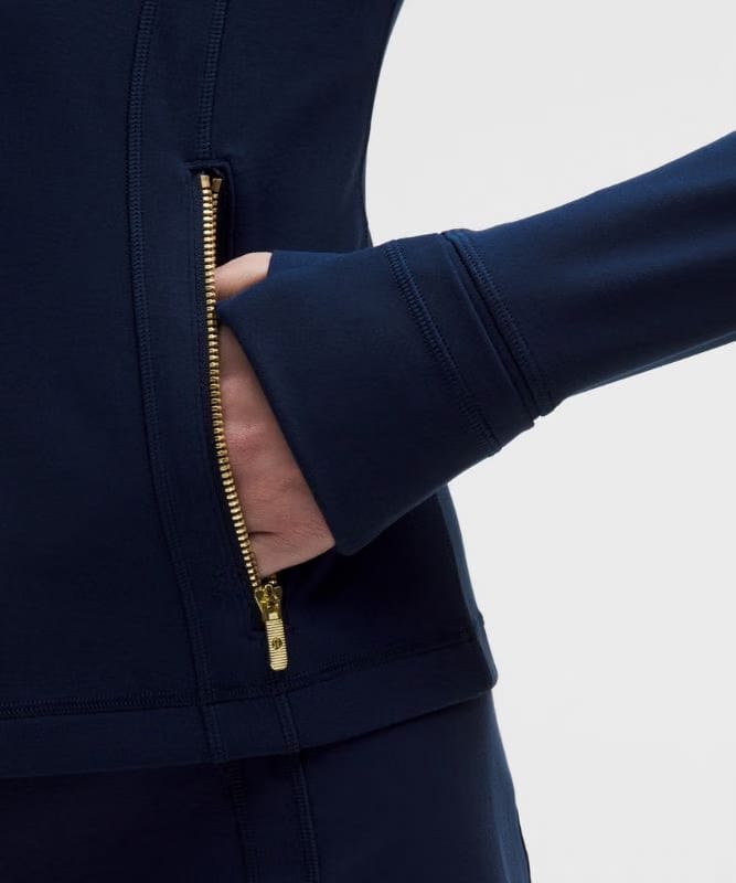 lululemon Define Hooded Jacket *Nulu - Club Blue/Gold/Gold