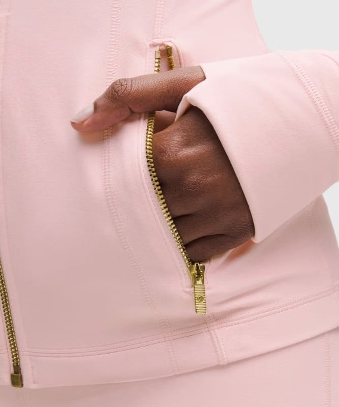 lululemon Define Jacket *Nulu - Pink Pearl/Gold/Gold