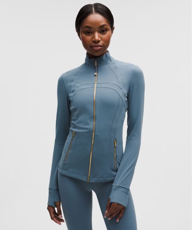 lululemon Define Jacket *Nulu - Steel Blue/Gold/Gold