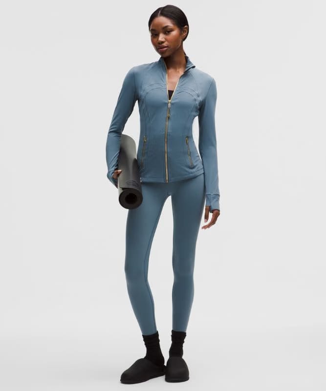 lululemon Define Jacket *Nulu - Steel Blue/Gold/Gold