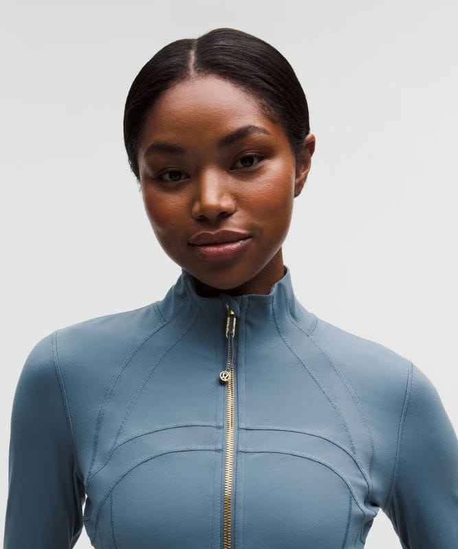 lululemon Define Jacket *Nulu - Steel Blue/Gold/Gold