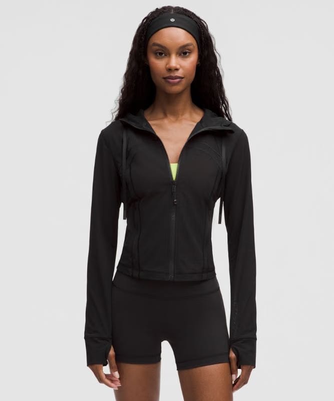 lululemon Define Mesh Hooded Jacket *Hip - Black