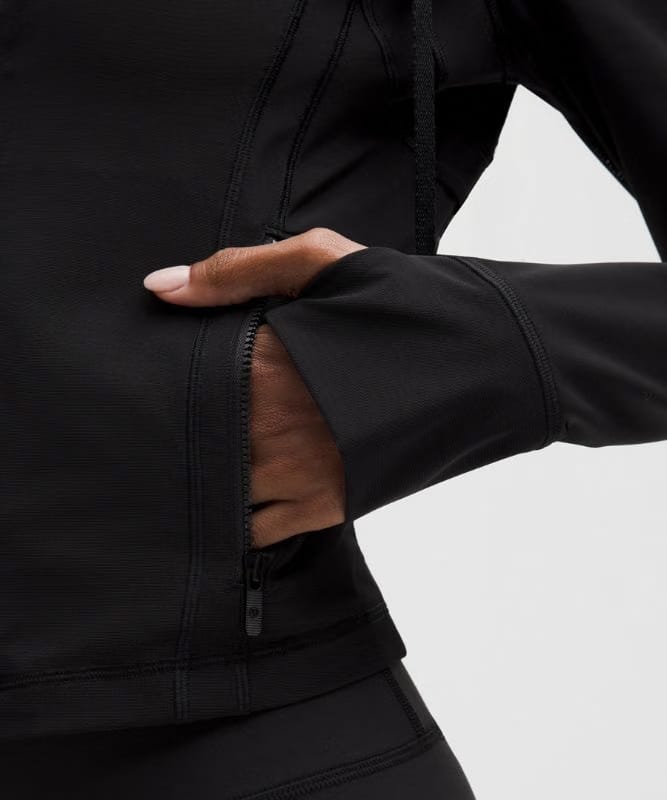 lululemon Define Mesh Hooded Jacket *Hip - Black