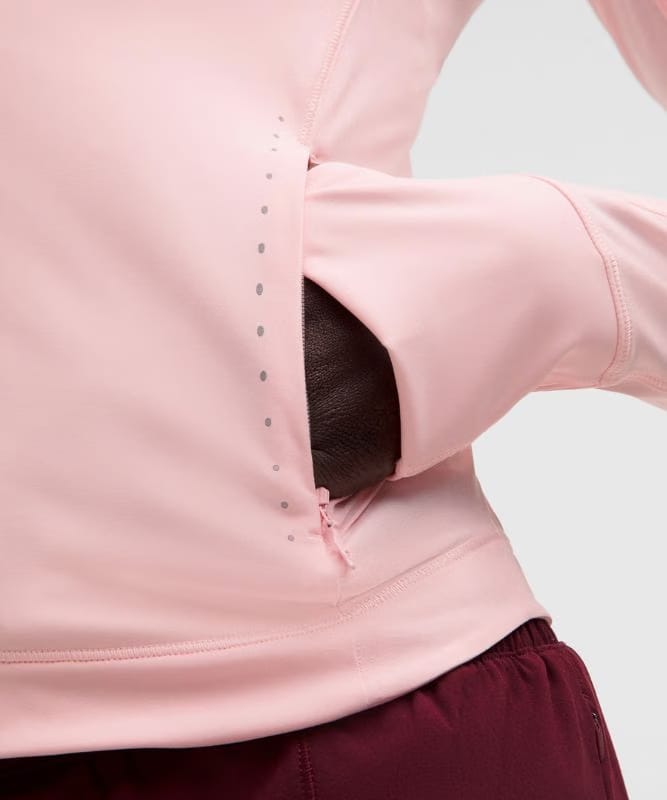 lululemon Lightweight Running Jacket - Pink Pearl