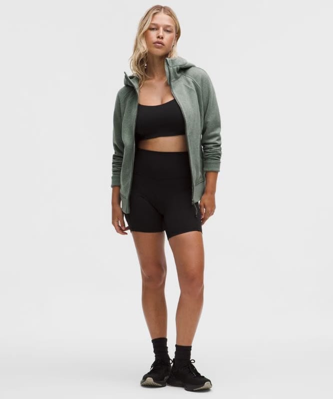 lululemon Scuba Full-Zip Hoodie - Heathered Willow Leaf