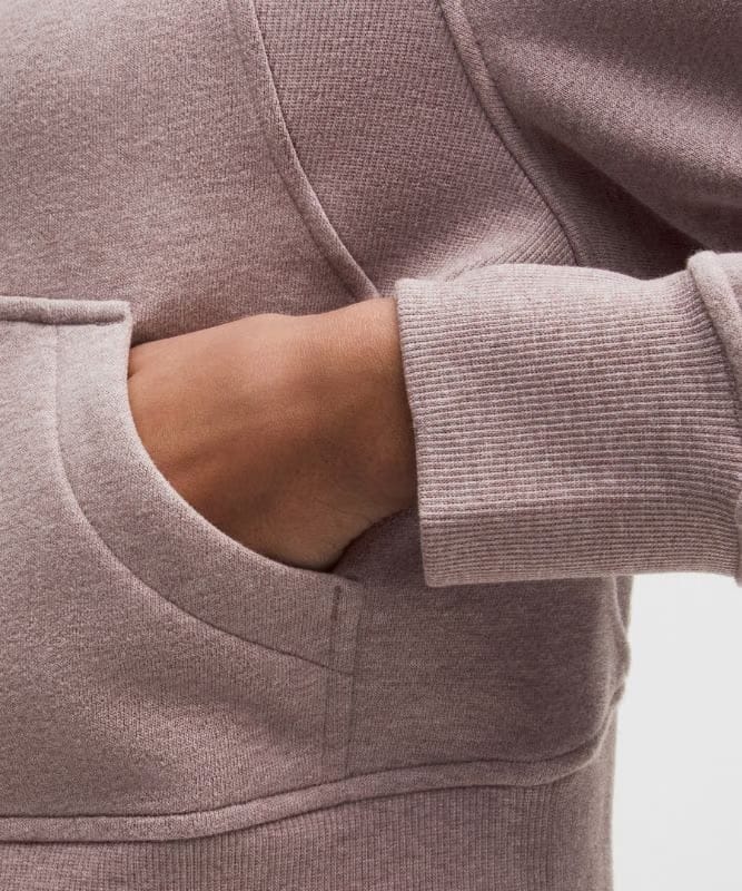 lululemon Scuba Oversized Full-Zip Hoodie - HEATHERED ASHEN ROSE