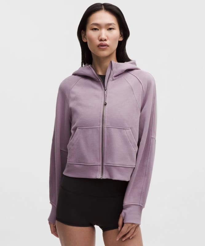 lululemon Scuba Oversized Full-Zip Hoodie - Lotus Lavender