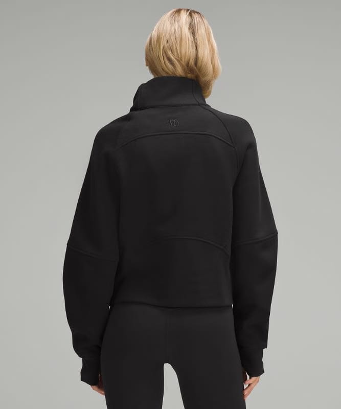 lululemon Scuba Oversized Funnel-Neck Half Zip - Black