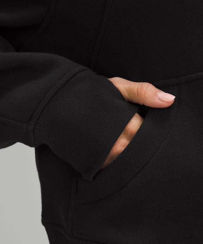 lululemon Scuba Oversized Funnel-Neck Half Zip - Black