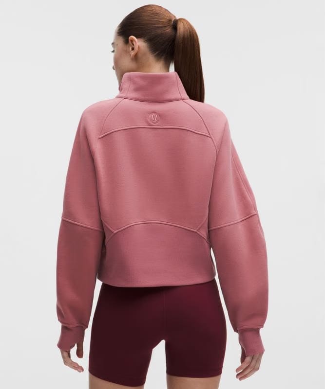lululemon Scuba Oversized Funnel-Neck Half Zip - Dusk/Rose Gold