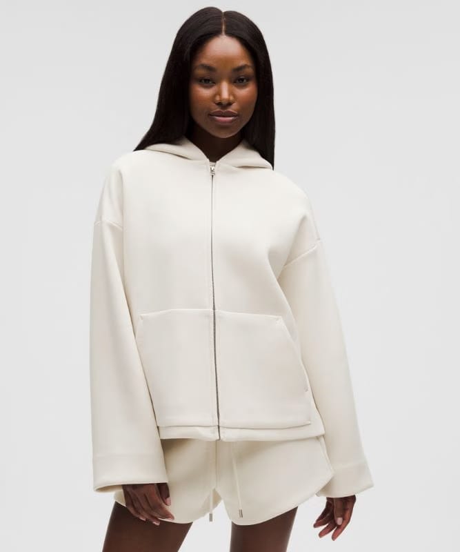 lululemon Sleek Spacer Full-Zip Hoodie - Light Ivory