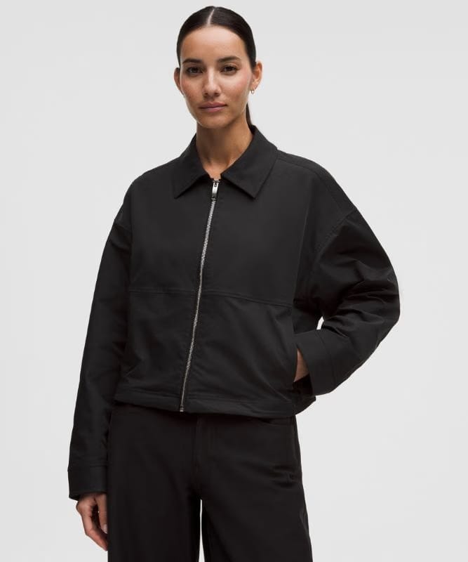 lululemon Twill Collared Jacket - Black