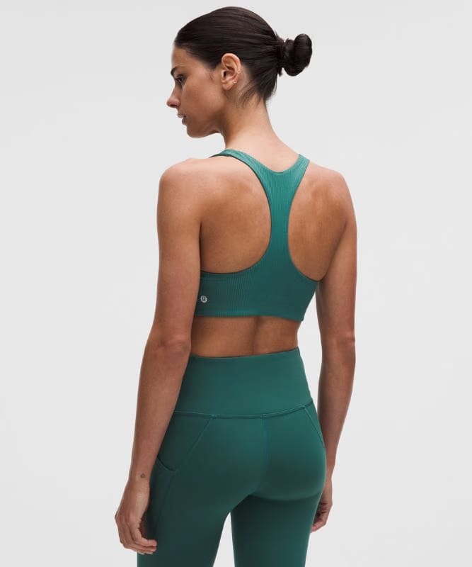 lululemon All-Time Hero Ribbed Sports Bra *Medium Support, B/C Cup - Deep Marina